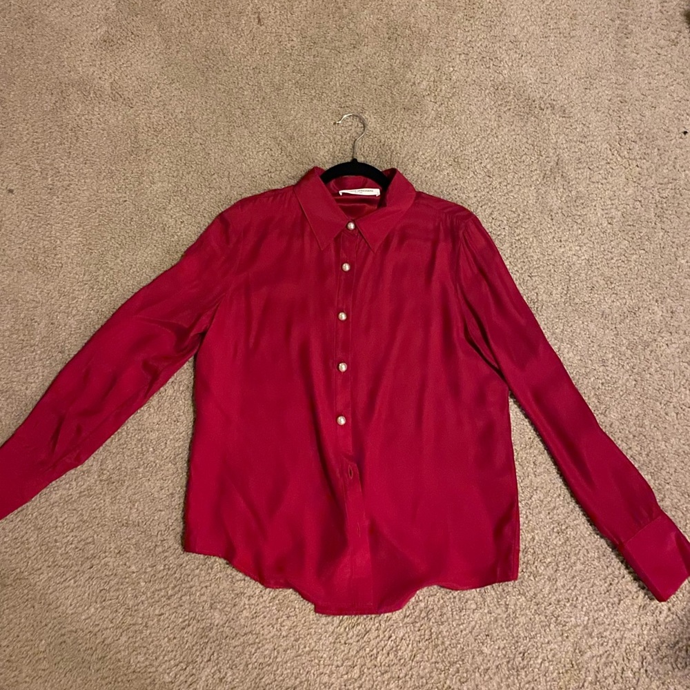 Brand new w/o tags Amanda Uprichard red button up!